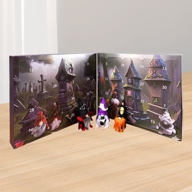 🎃Early Halloween Sale👻2025 Halloween Gnome Advent Calendar