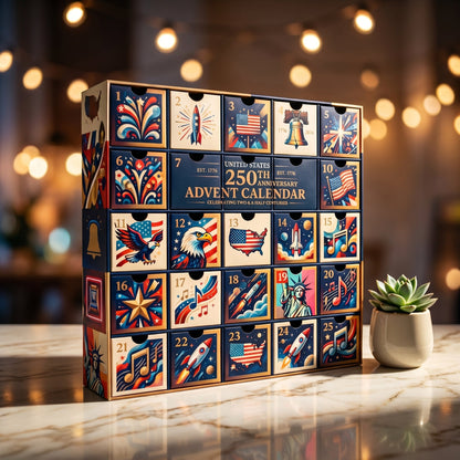 United States 250th Anniversary Advent Calendar | Limited-Edition 25-Day Countdown