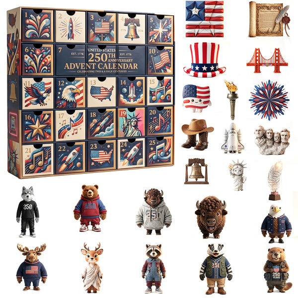 United States 250th Anniversary Advent Calendar | Limited-Edition 25-Day Countdown