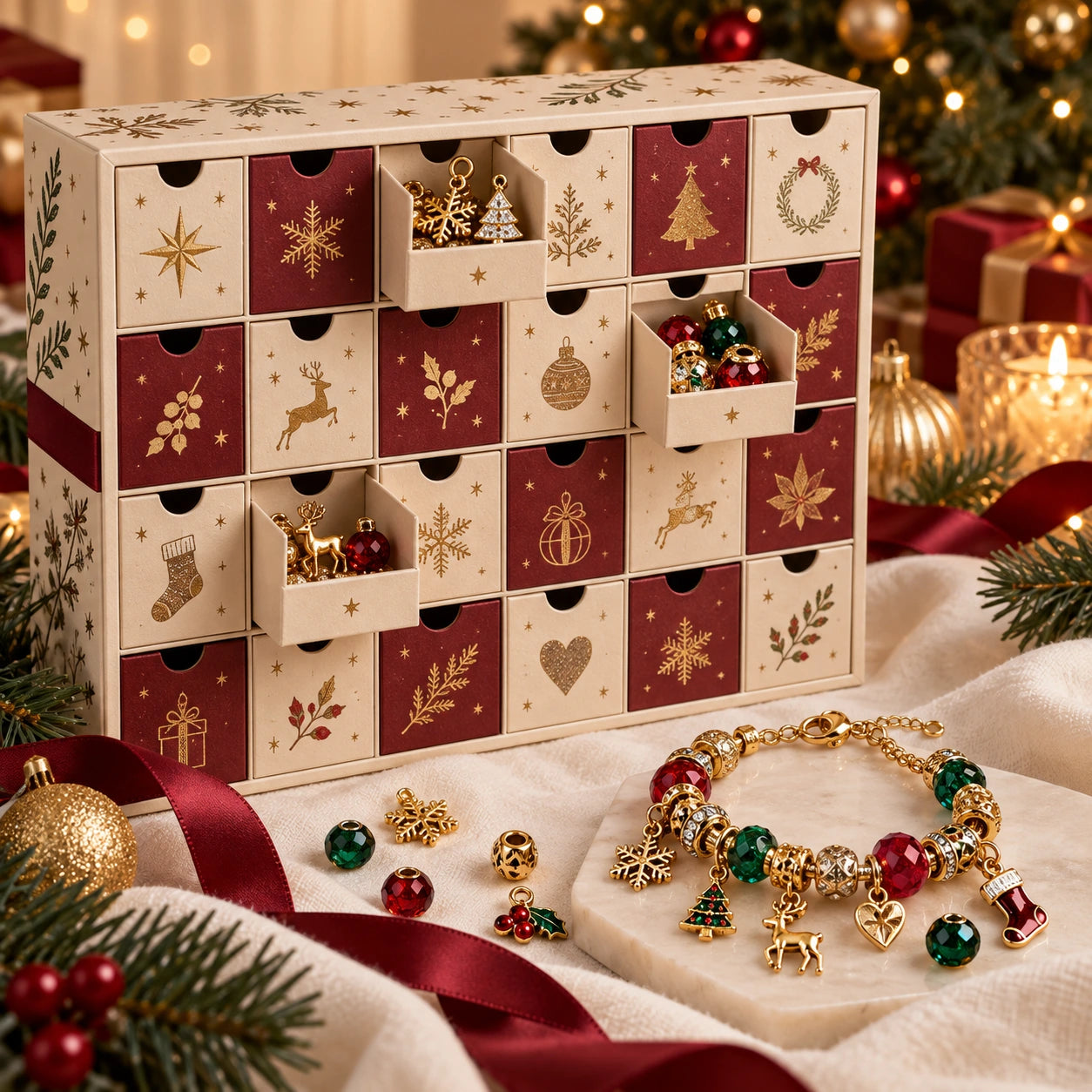 DIY Bracelet Advent Calendar